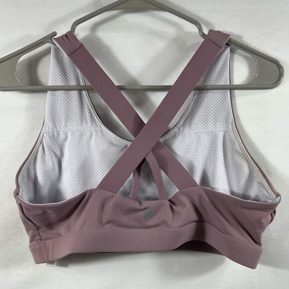3 For $20 Womens Mauve Sports Bra 0496 - Picture 3 of 5